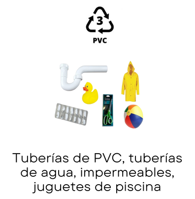 Plástico #3 – PVC (Cloruro de Polivinilo)