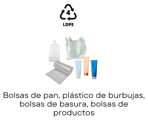 Plástico #4 – LDPE (Polietileno de Baja Densidad)